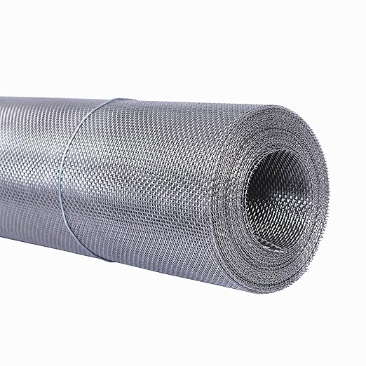 Stainless Steel 304 Wire Mesh-Metal Mesh Screen 15.5 inches x 10 feet