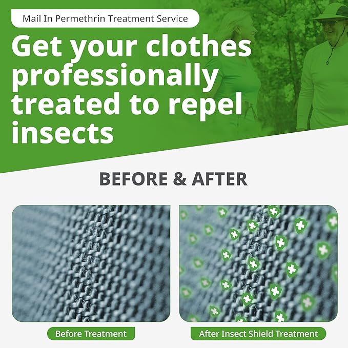 Insect Shield Easy Pack - Send in Your Clothes for Permethrin Repellent Treatment - Service for Your Own Clothes - 21 Day Turnaround Time