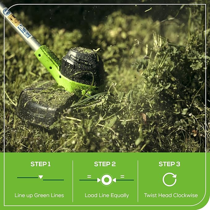 Greenworks 40V Cordless Yard Tool Combo Kit with 2.0Ah Battery & Charger – 12" Auto Feed String Trimmer and 390 CFM Leaf Blower, Lightweight Design