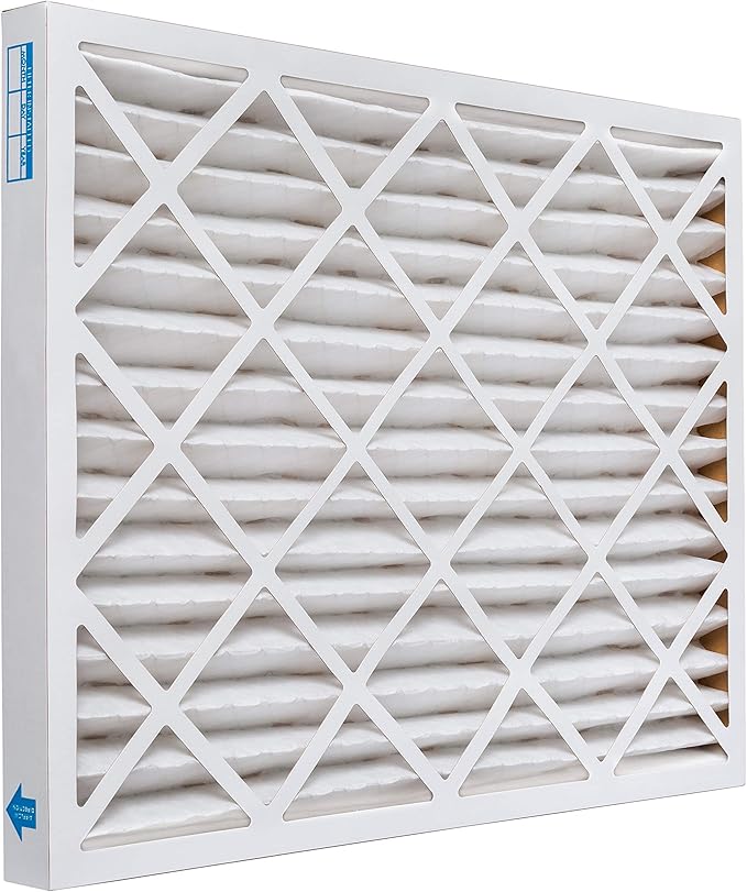 Aerostar 25x25x2 MERV 13, Pleated Air Filter, 25x25x2, Box of 4, Made in the USA