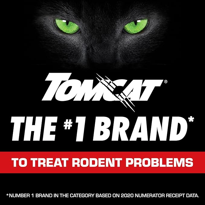 Tomcat Mouse Killer(e) Refillable Station for Indoor Use - Child Resistant (1 Station with 32 Baits)