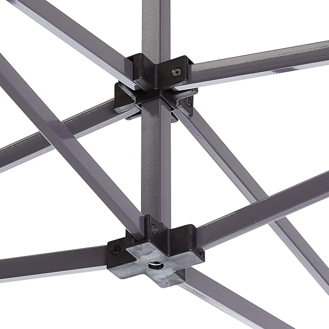TOOLPORT 13x13 ft PES 750 Pop up Canopy Premium Steel 1.6 in., incl. 4 Sidewalls with Panorama Windows, Blue