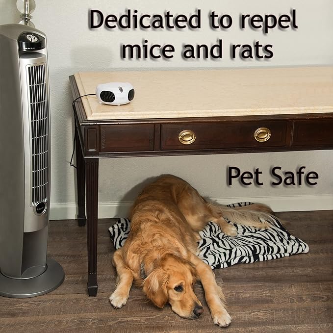 Cleanrth EL300 Elite Mice & Rat Electronic Pest Repeller - Digitally Produced Ultrasonic Rodent Repellent, Completely Silent