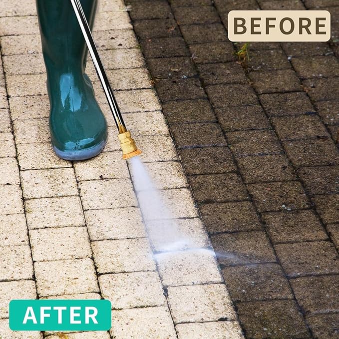2026NEW Pressure Power Washer with 4 Quick Connect Nozzles, Inlet Hose & Filter, Foam Cannon for Cars/Fences/Driveways/Patios/Home Cleaning,18.5" X 9.8" X 8.3"