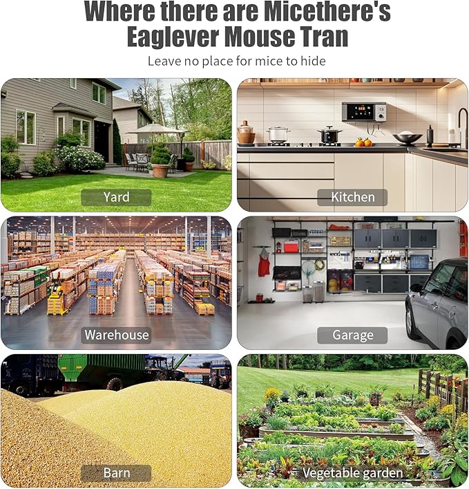 Eaglever Mouse Trap, Eaglever Rat Trap, Stainless Steel Automatic Mousetrap, Automatic Rat Trap, Automatic Mouse Trap, Easy to Set Mice Catcher for Indoor and Outdoor (1 PCS)