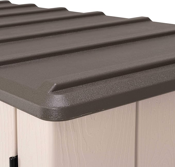 LIFETIME 60326 Vertical Storage Shed, Pack of 1, Desert Sand