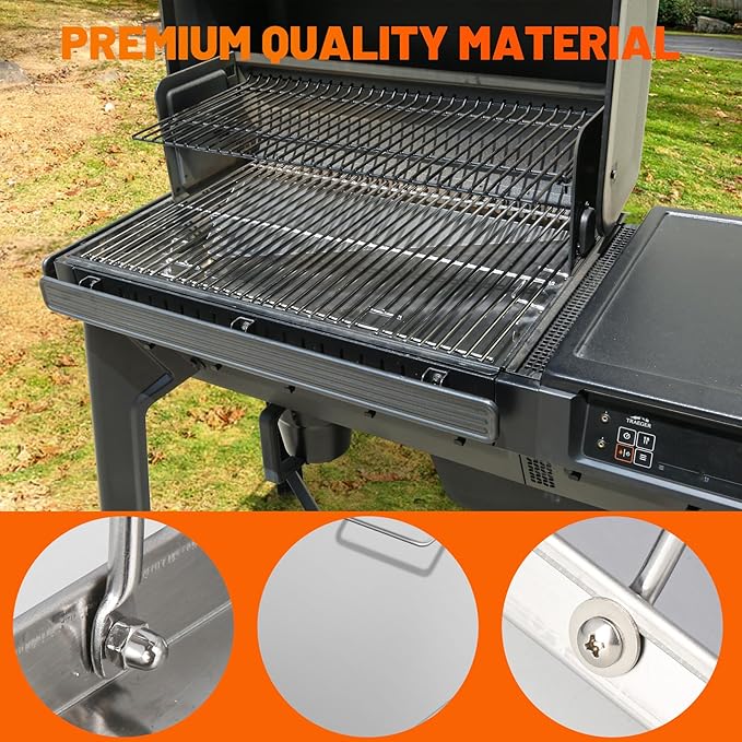 Drip Tray Heat Baffle Replacement for Traeger Woodridge pellet Grill TFB86MLH ,Stainless Steel Grill Grease Drip Pan Compatible With Traeger Drip Tray Liner BAC818 for Traeger Grills Accessories