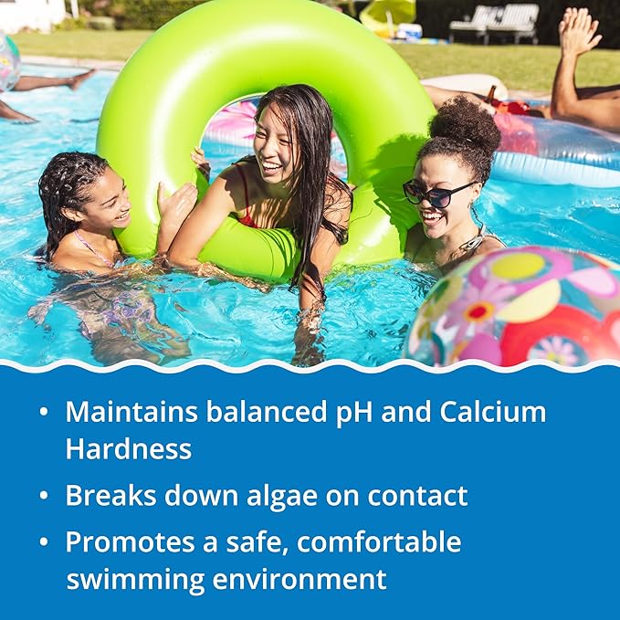 In The Swim Chlorine and Shock Bundle for Sanitizing Swimming Pools – Includes 10 Pound Bucket of 4-Inch Chlorine Sticks and 6 x 1 Pound Bags of 68% Cal-Hypo Pool Shock