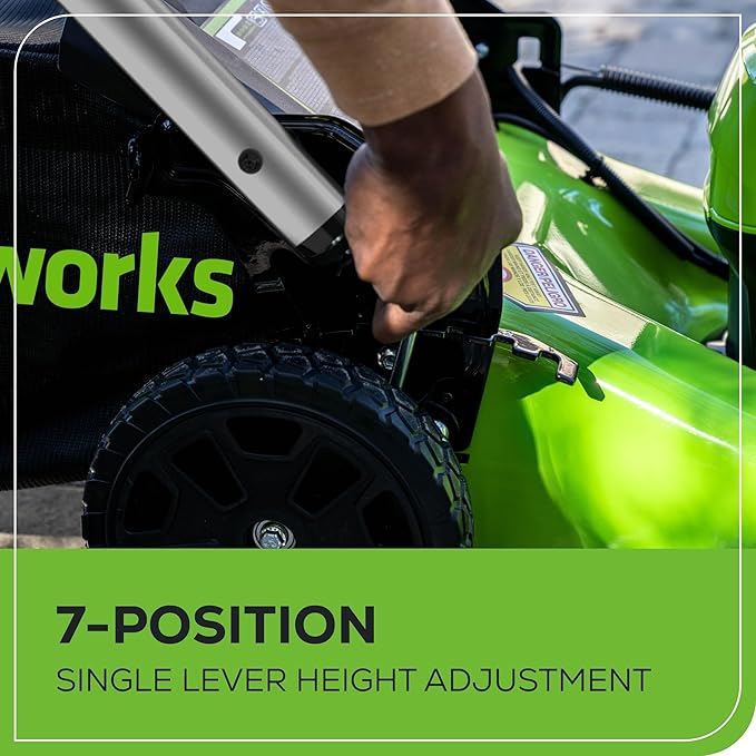 Greenworks 80V 21" (Push) Lawn Mower (Gen 2), 5.0Ah Battery