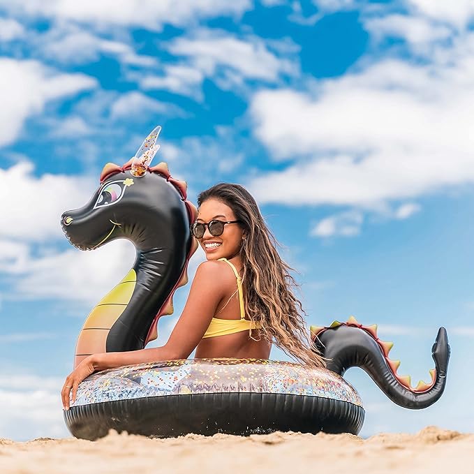 Poolcandy Inflatable 40" inch Animal Pool Tubes & Swim Rings