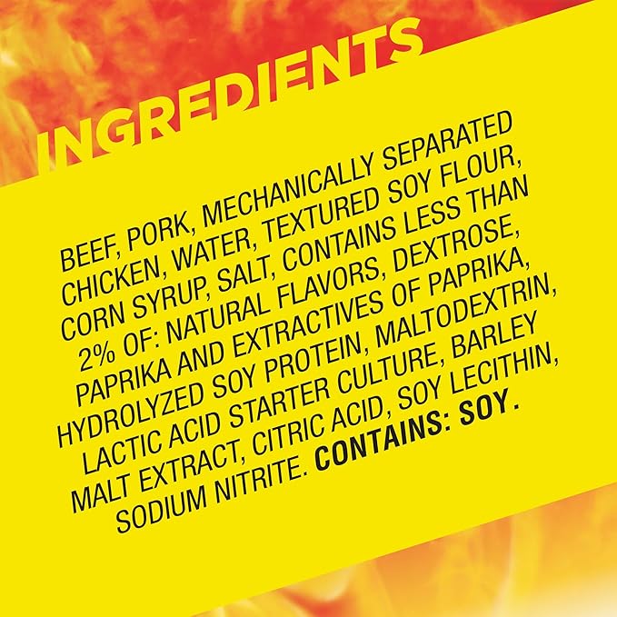 Slim Jim Smoked Meat Sticks, Original Flavor, 6g Protein Per Serving, Snack Size, Valentine's Day Gift For Him, 0.28 oz. (46 Count)