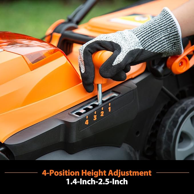 LawnMaster CLMF4815E 48V MAX* 15-inch Brushless Cordless Lawn Mower with 2X24V MAX* 4.0Ah Battery and a Dual Charger