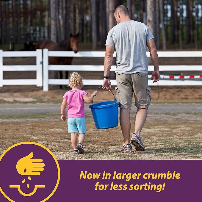 Horse Health Vita Biotin Crumbles Horse hoof Supplement, Helps Maintain Healthy, Sound Hooves and Strong hoof Walls, 20 lbs., 320 Day Supply