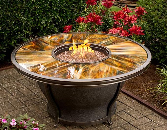 AZ Patio Firepit Recycled Glass, 20 lb, Chestnut