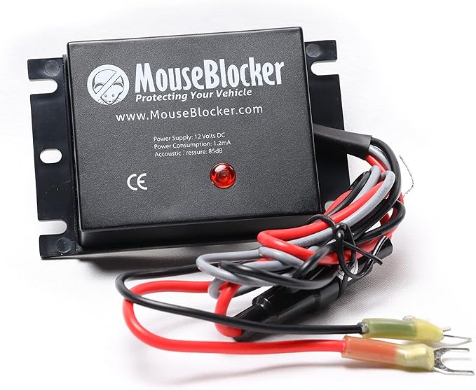 12V Ultrasonic Under Hood Mouse and Rodent Deterrent for Your Vehicle