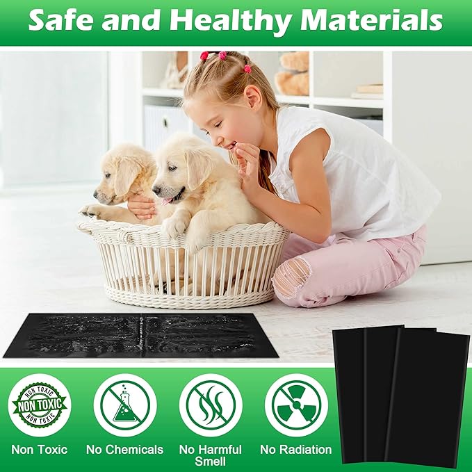 12 Pack Large Super Sticky Rat Glue Traps, Mouse Glue Traps, Sticky Trap for Mouse Mice Snake Rat Snake for Home Outdoor Indoor Restaurant Office (26" x 11")