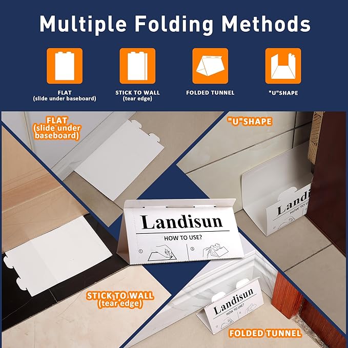 Landisun Traps for Mouses Rat Roach Insect pests Snakes Mosquitos Non-Toxic Adhesive Glue