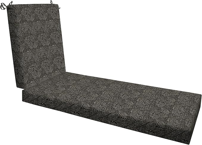 Honeycomb Outdoor Heritage Chaise, 22.5" W x 70" L, Zaire Chair Cushion for Patio Furniture