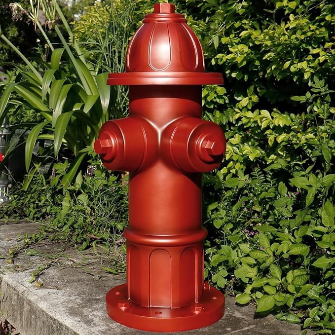 MARYTUMM Large Dog Puppy Pee Post and Gift - 25 Inch High Fire Hydrant Garden Decor Statue, Training Tool