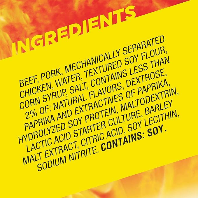 Slim Jim Smoked Meat Sticks, Original Flavor, 6g Protein Per Serving, Snack Size, Valentine's Day Gift For Him, 0.28 oz. (46 Count)