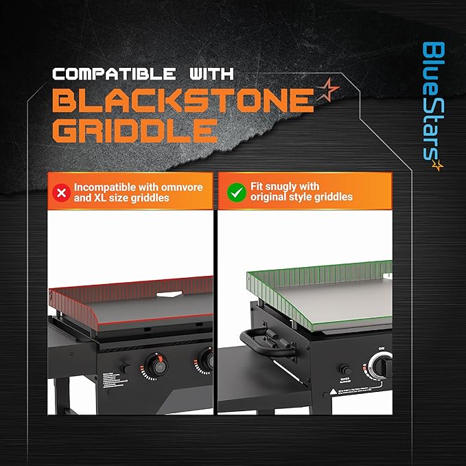 28" Upgraded Silicone Griddle Cover Mat for Blackstone 28" Inch Grill | EasyGrip Feature, Heavy-Duty Food-Grade Protection | Keep Your Grill Clean & Rust-Free All Season