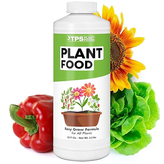 Plant Food for All Plants, Supports Healthy Plant Growth, 32 oz (1 Quart)