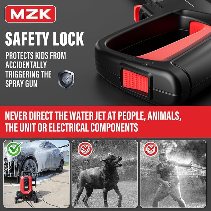Pressure Washer,5200PSI Power Washer with 4 Quick Connect Nozzles, High Pressure Cleaning Machine with Foam Cannon for Cars/Fences/Driveways/Patios/Home Cleaning