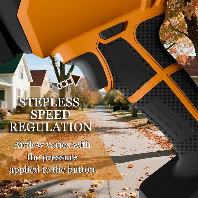Leaf Blower Cordless with Battery and Charger,Mini&Portable Handheld Blower for Lawn Care High Power 21V 2X3.0Ah Batteries 2 Extended Tubes Lightweight Turbo Jet Sopladora De Hojas