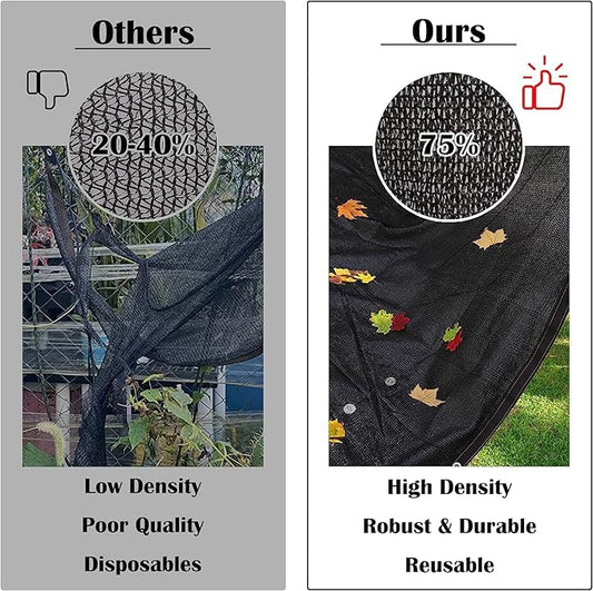 20x40 FT Pool Leaf Net Cover for Inground Pools or Above Ground Pools, Rectangle Mesh Pool Cover Swimming Pool Closing Kit, Multi-Function Sun Shade Carpet Outdoor for Pool, Patio, Garden, Yard
