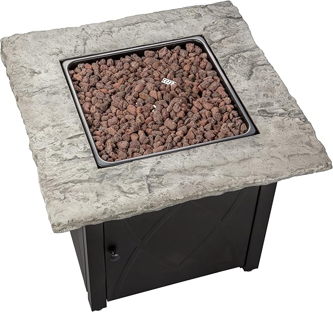 Endless Summer 30" Propane Gas Outdoor Fire Table, Brown