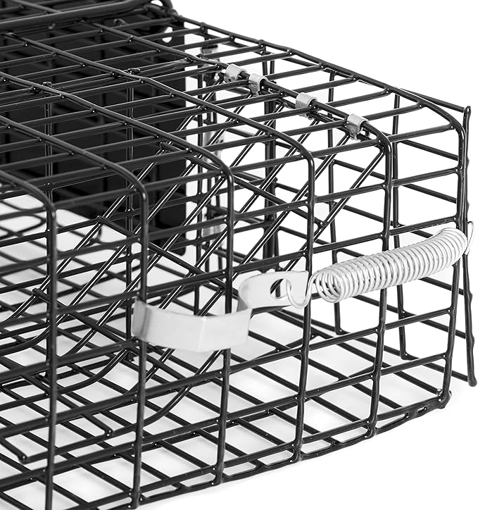 Rugged Ranch Single Chipmunkinator Multi‑Catch Chipmunk Trap, Wire Cage, 14.5"x4"x 4.5" - Live Catch‑and‑Release, 2‑Door Humane Rodent Control, No‑Poison Outdoor Use