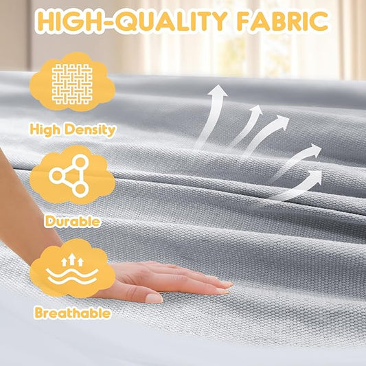 ANYOO Cotton Hammock Portable Camping Hammocks for Hanging Sturdy Garden Comfortable Fabric Hammock with Tree Straps Up to 660lbs with Travel Bag for Camping Outdoor/Indoor Patio Backyard
