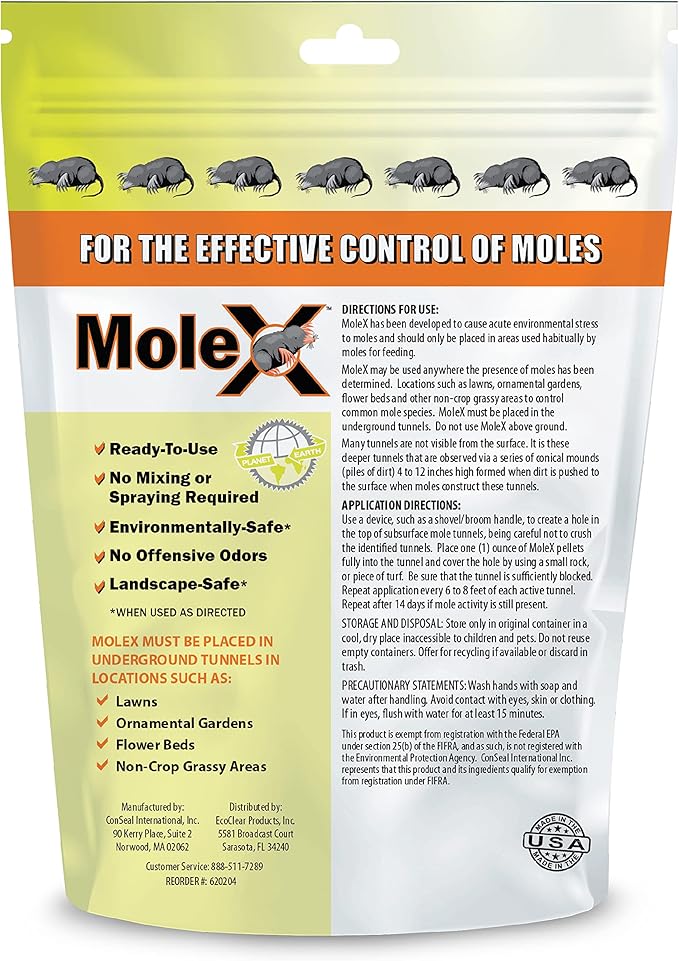 MouseX MoleX 8oz Bag, MoleX All-Natural Non-Toxic
