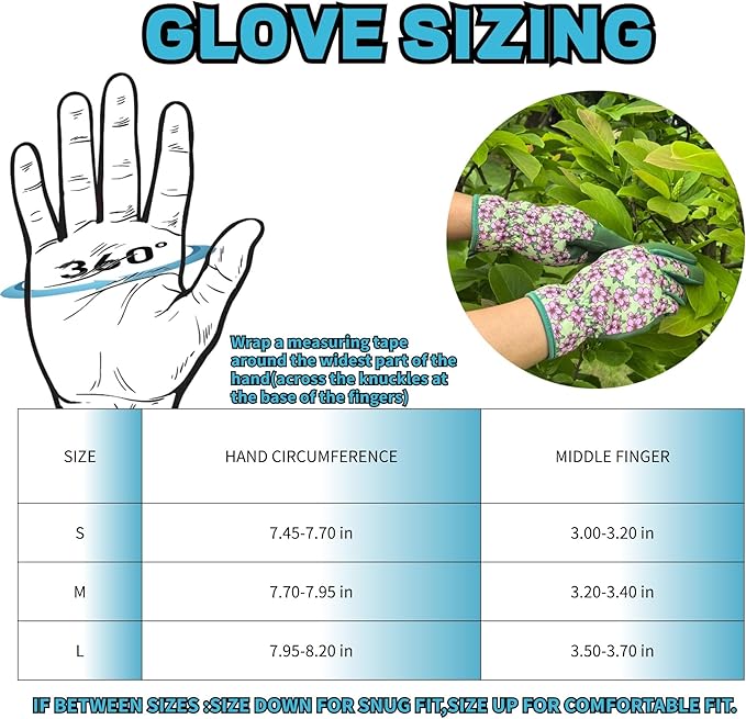Thorn Proof&Puncture Resistant Gardening Gloves with Grip,Garden Glove for Women, Leather Yard Work Gifts
