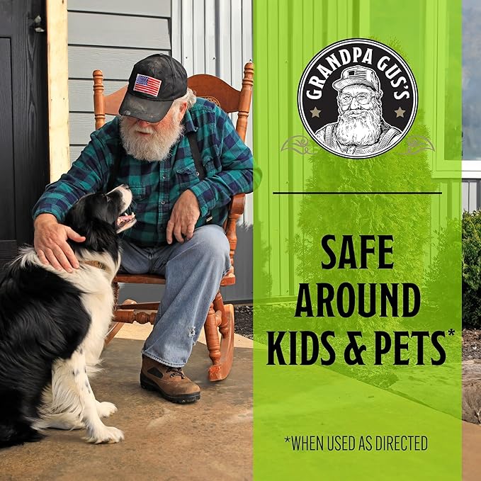 Grandpa Gus's Mouse Rodent Repellent, Peppermint & Cinnamon Oil Formula, Repels Mice & Rats from Nesting, Chewing in Homes/RV, Boat/Car, Storage & Wiring, 8 Oz RTU Spray