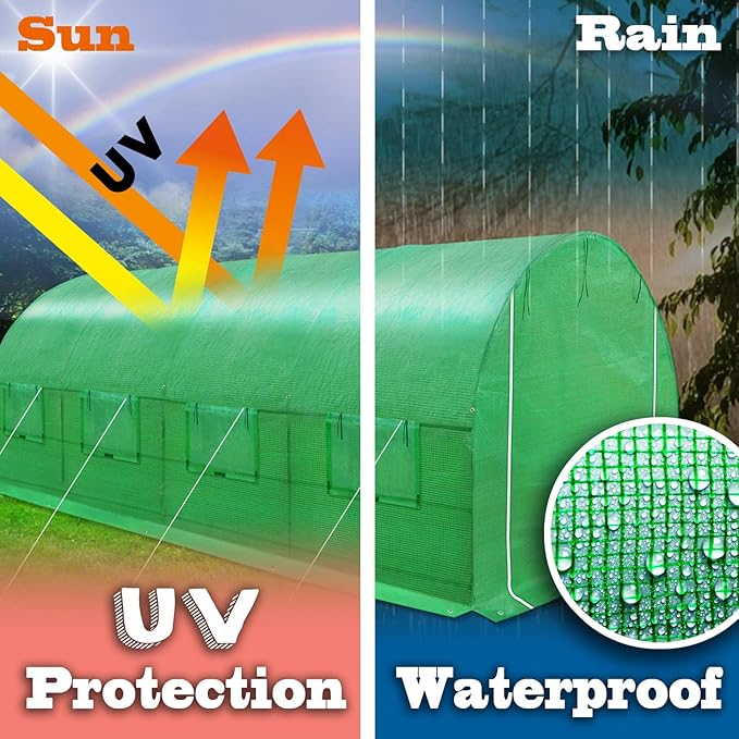 BenefitUSA Replacement Cover for Greenhouse (20'x10'x7')