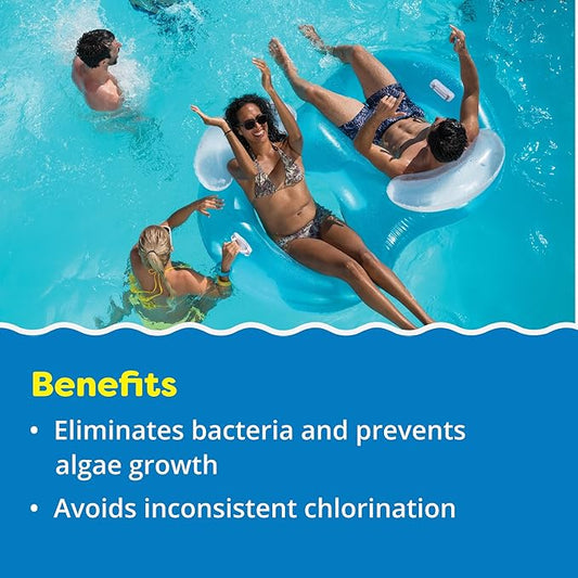 In The Swim Chlorine and Alkalinity Bundle for Swimming Pools – Includes 10 Pound Bucket of 1 Inch Chlorine Tablets and 10 Bucket of Alkalinity Increaser