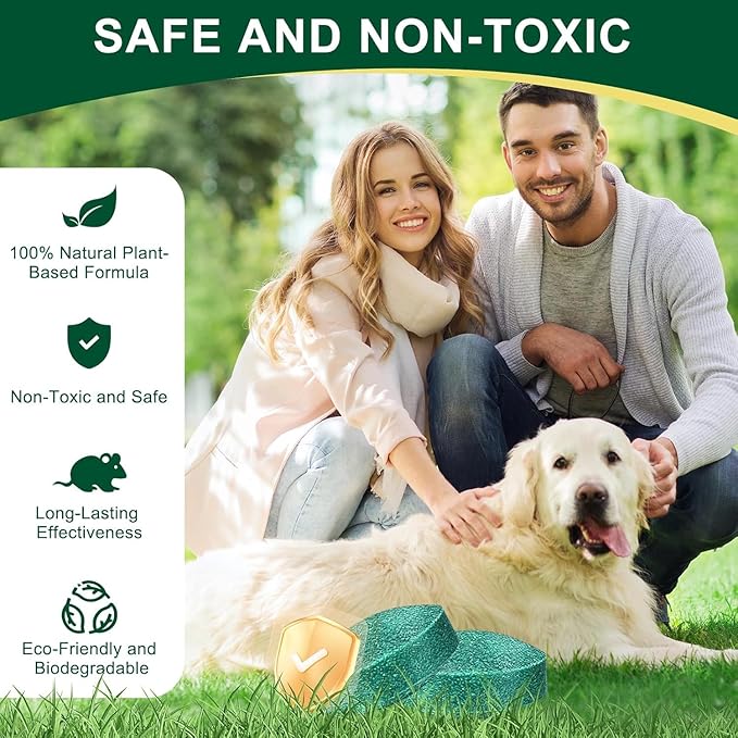 Mouse Rodent Repellent, Peppermint Oil Mouse Balls for Rat Mice, Ant, Roach, Spider, Squirrel, Insect Control Mice Deterrent for Indoor Outdoor Use, for Garden & Home, Family & Pet Safe-24 Pcs