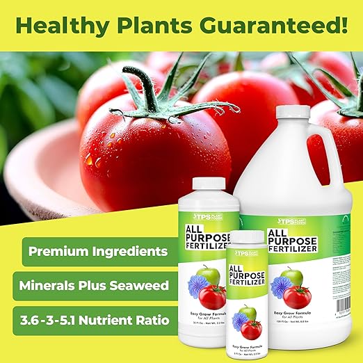 All Purpose Fertilizer, Complete Liquid All Purpose Plant Food, 1 Gallon (128 oz)
