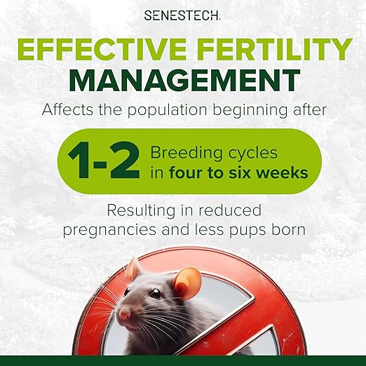 Evolve Rat Birth Control Soft Bait Sausages – 1.5 lbs | Scientifically Proven Rat Population Control | Not a Poison, Eco-Conscious, Long-Term Population Management