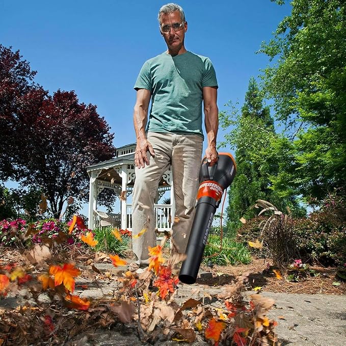 WORX WG520 12 Amp Turbine 600 Electric Leaf Blower