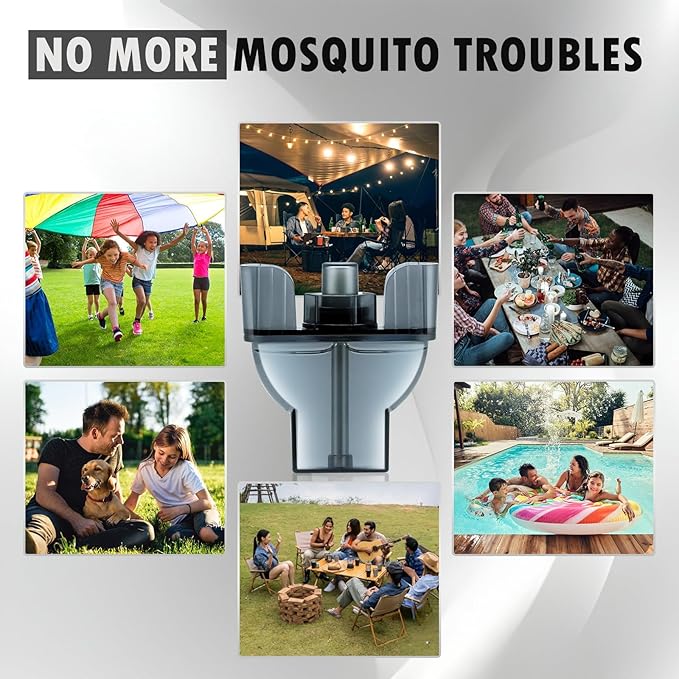 Mosquito Repellent for Home, 4 Pack Ideal for Bedroom Kitchen and Garden Use, Advanced Cartridges Compatible with E-Series Refills 4Pcs Provide 20 Foot Protection Zone Outdoor