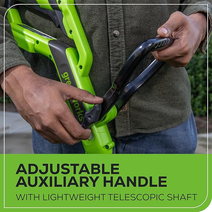 Greenworks 24V Cordless String Trimmer/Edger (Gen 2), 12" Cutting Width, Ultra-Light 6 lbs Design, with 2.0Ah Battery & Charger Included