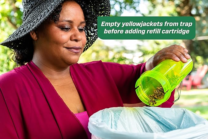 RESCUE! Yellowjacket Attractant Cartridge (10 Week Supply) – for RESCUE! Reusable Yellowjacket Traps - (16 Pack)