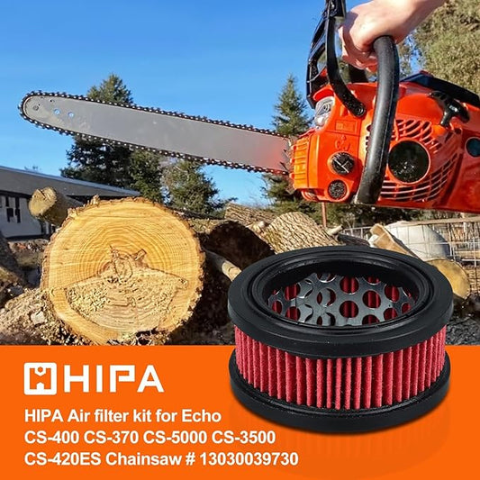 Hipa CS400 Air Filter Tune Up Kit for Echo CS-400 CS-370 CS370 CS370F CS400F CS420ES Chainsaw Power Chain Saws Parts Replaces 13030039730