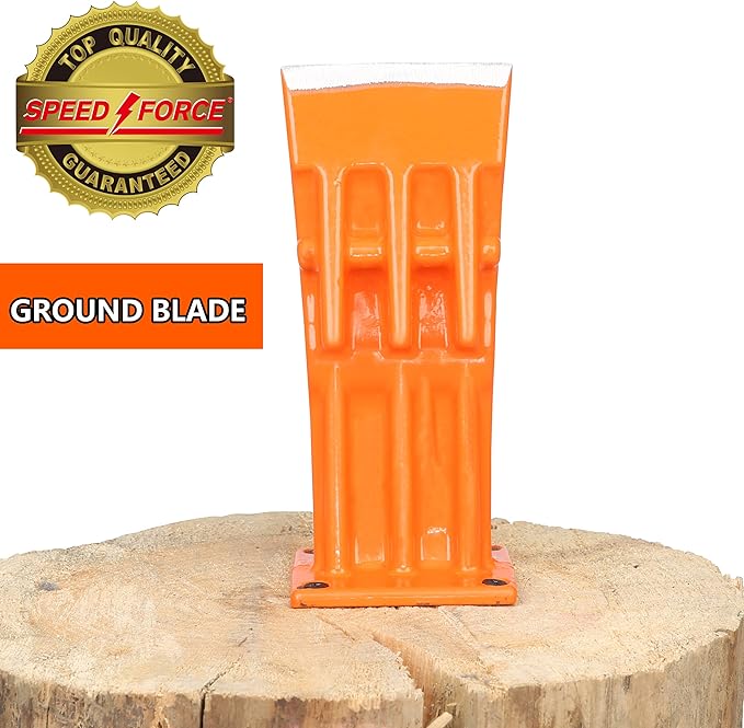 Firewood Kindling Log Wood Splitter – No Axe!Wedge Point Splits Firewood