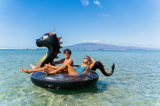 Poolcandy Gigantic Inflatable 2 to 3 Person Pool, Beach, and Lake Swim rafts