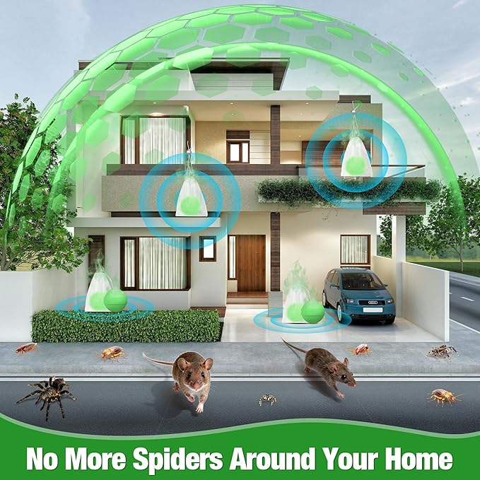 Pest Rodent Repellent, 48 Pack Peppermint Oil for Mice, Mouse, Rats, Spider, Roach, Ant, Bugs, Squirrel, Insect Control Indoor & Outdoor, Natural Mouse Deterrent Replace Traps Family & Pet Safe