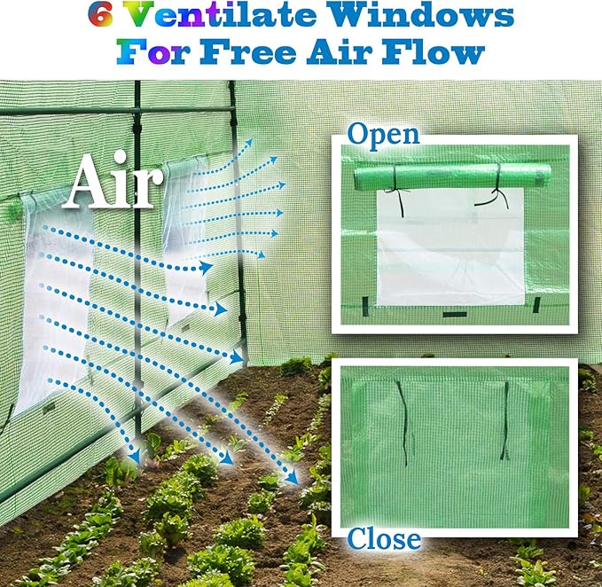 BenefitUSA Replacement Cover for Greenhouse (12'x7'x7')