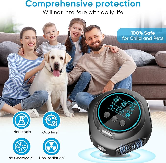 Ultrasonic Pest Repellent Plug in, Mice Repellent Indoor Ultrasonic Pest Repeller, 360° Ultrasonic Repellent for Mouse, Rodent, Squirrel, Roach, Ant, Pest Control for Home, Warehouse, Hotel